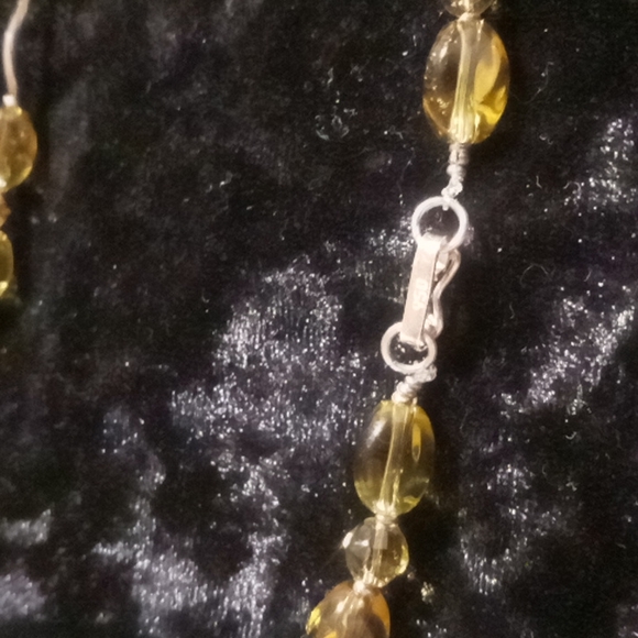 Vintage whiskey quarts & sterling silver necklace 950% silver & a unique clasp. - Picture 7 of 8